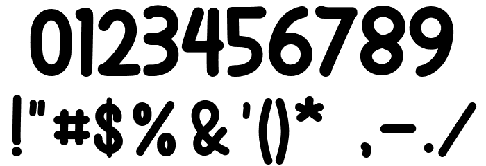 Spicy Sushi Font OTHER CHARS