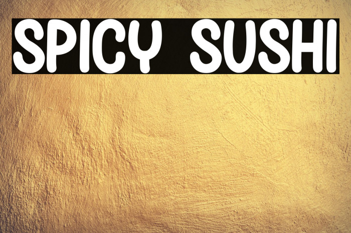 Spicy Sushi Example 1