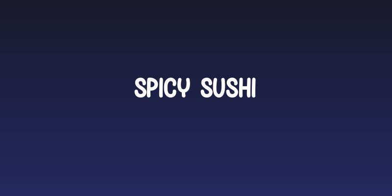 Spicy Sushi Social Header