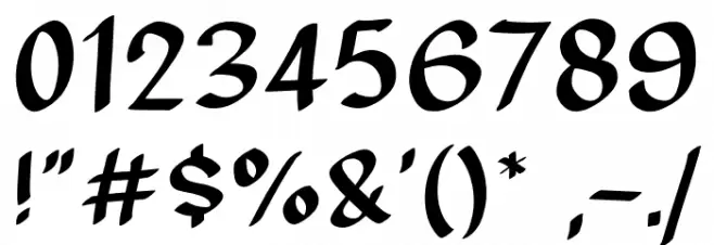 Spicy Tacos Font OTHER CHARS