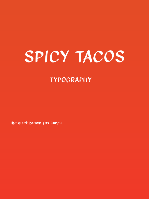 Spicy Tacos Poster