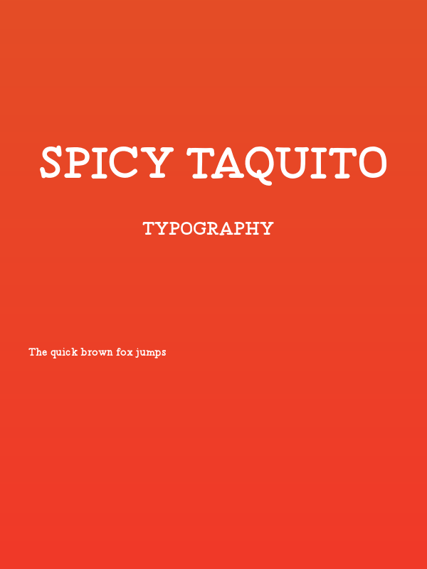 Spicy Taquito Poster