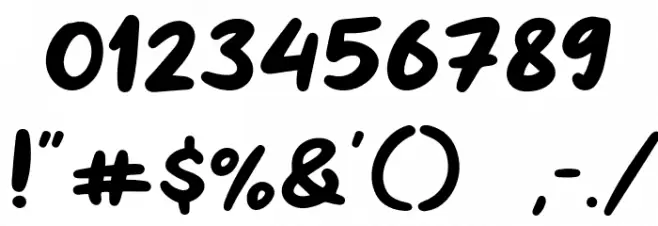 Spicy Taste Font OTHER CHARS