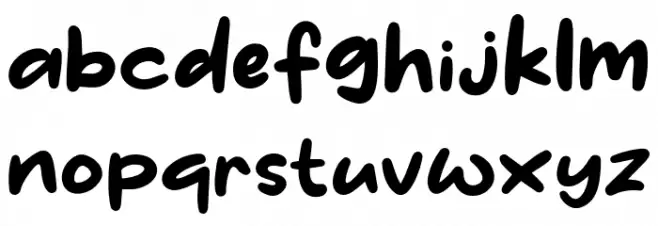 Spicy Taste Font LOWERCASE