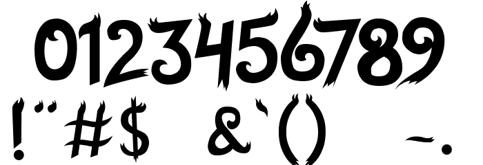 Spicy Font OTHER CHARS