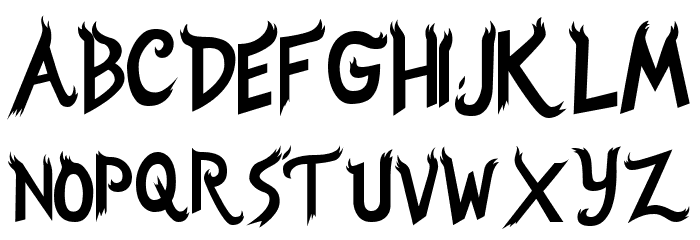 Spicy Font LOWERCASE