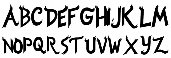 Spicy Font LOWERCASE