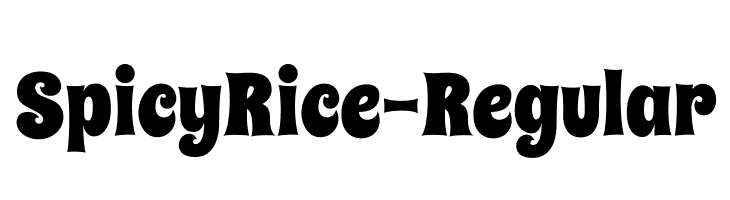 SpicyRice-Regular  フリーフォントのダウンロード