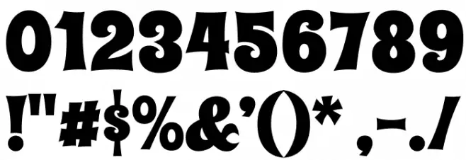 SpicyRice-Regular Font OTHER CHARS