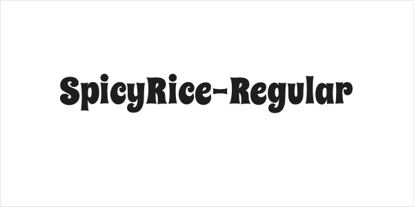 SpicyRice-Regular Logo