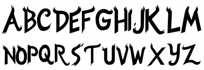 Spicy फ़ॉन्ट लोअरकेस