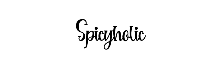 Spicyholic  Скачать бесплатные шрифты
