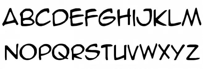 SpideRaY フォント 大文字
