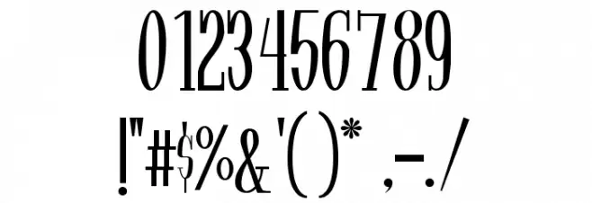 Spider King Font OTHER CHARS