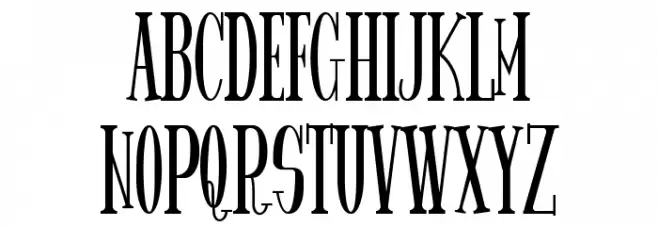 Spider King Schriftart Groß
