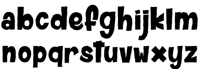 Spider Monkey_PersonalUseOnly Font LOWERCASE