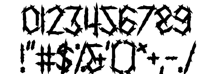 Spider Talent Font OTHER CHARS
