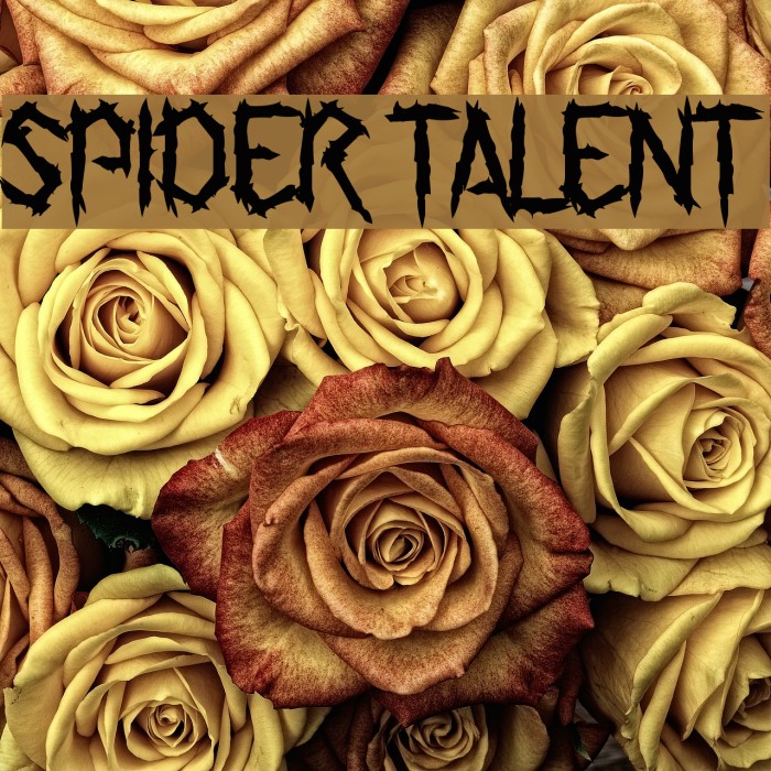 Spider Talent Font examples