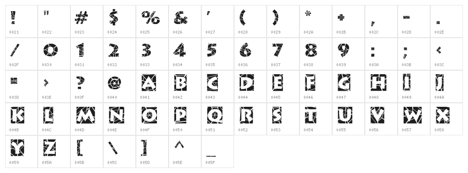 Spider Web Block Normal Character Map