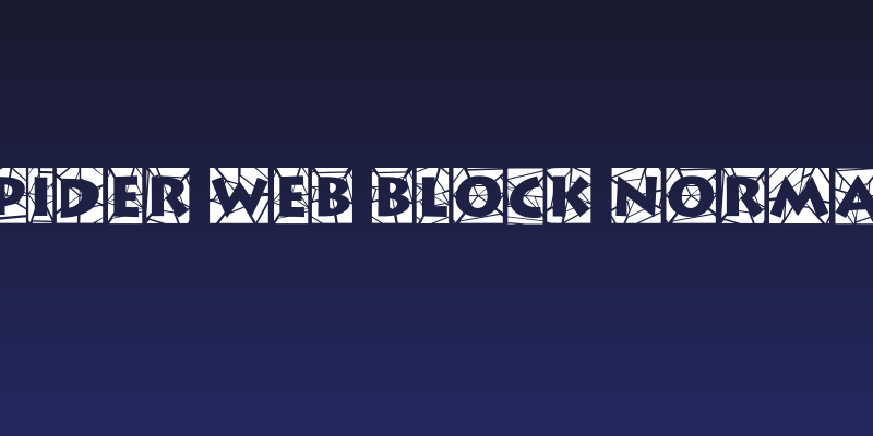 Spider Web Block Normal Social Header