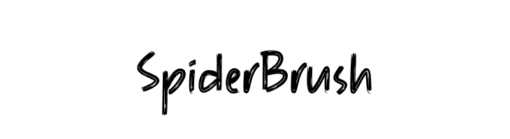 SpiderBrush  免费字体下载