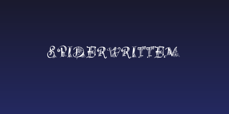 SpiderWritten Social Header