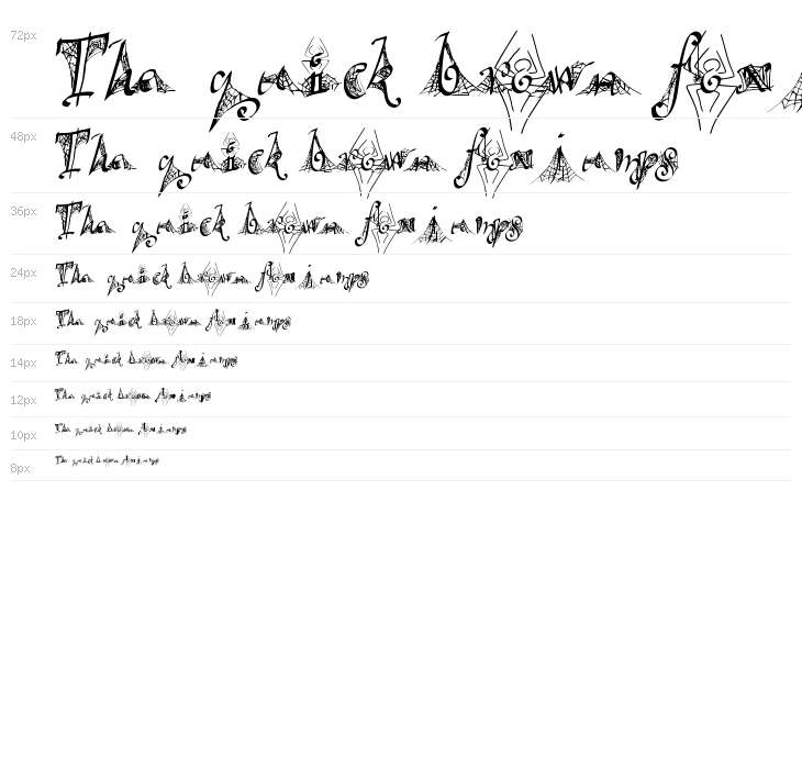 SpiderWritten Waterfall