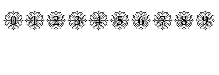 Spider_Web_Mono Font OTHER CHARS