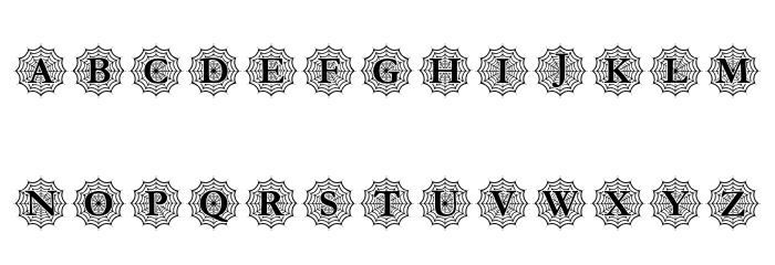 Spider_Web_Mono Font LOWERCASE