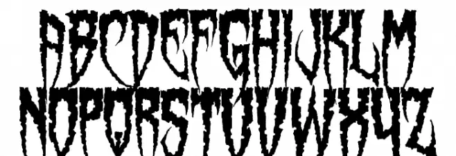 Spiderfingers خط أحرف صغيرة