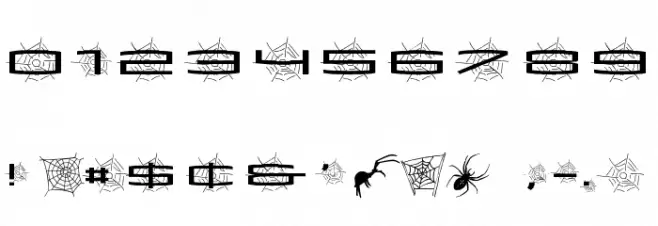SpiderishFS-Bold Font OTHER CHARS