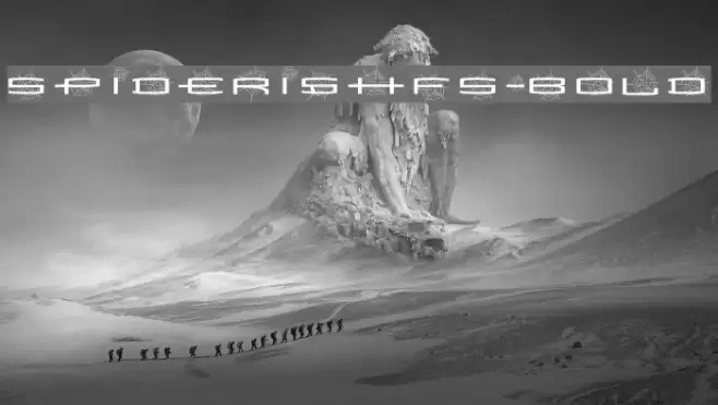 SpiderishFS-Bold Font examples