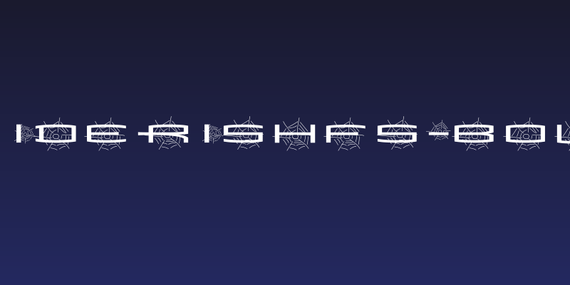 SpiderishFS-Bold Social Header