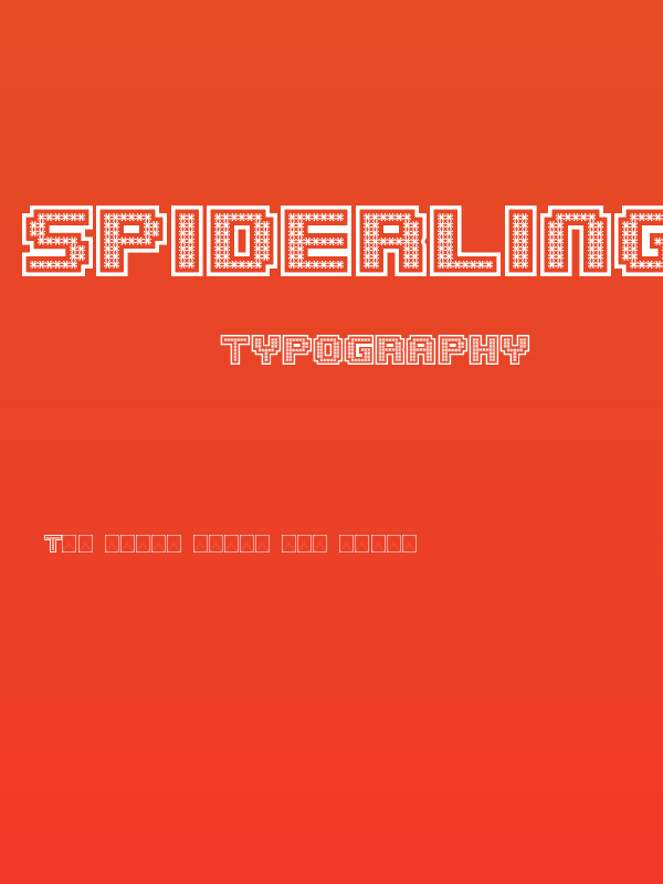 Spiderling Inverse Regular Poster