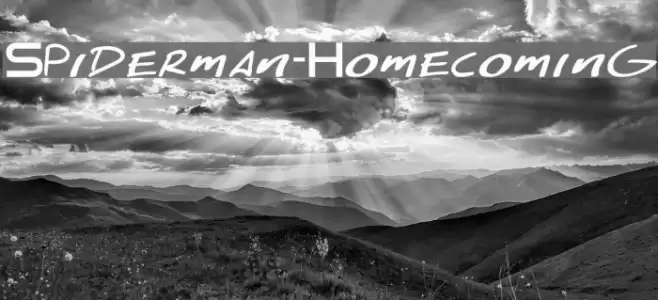 Spiderman-Homecoming Font examples