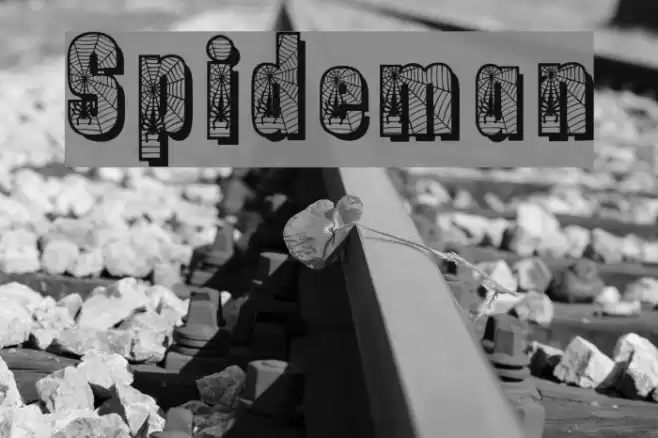 Spiderman Font examples