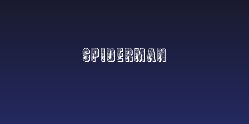 Spiderman Social Header