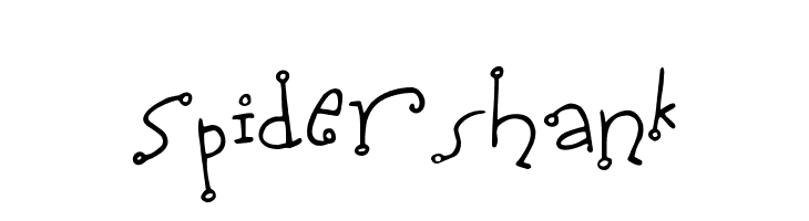 Spidershank  les polices de caractères gratuit tlcharger