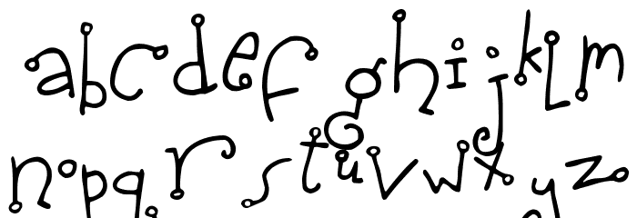 Spidershank Font LOWERCASE