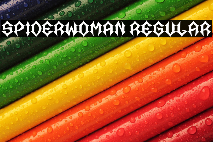 Spiderwoman Regular Example 3