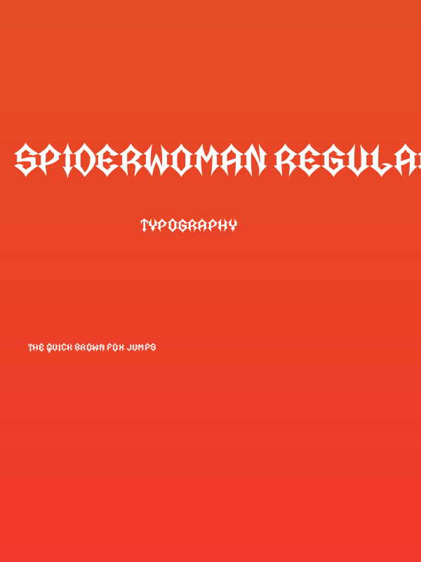 Spiderwoman Regular Poster