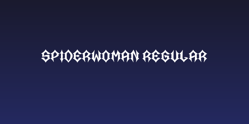 Spiderwoman Regular Social Header