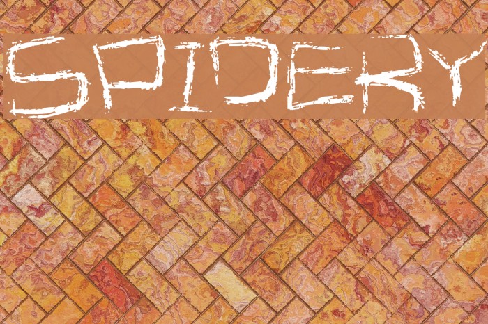 Spidery Font examples