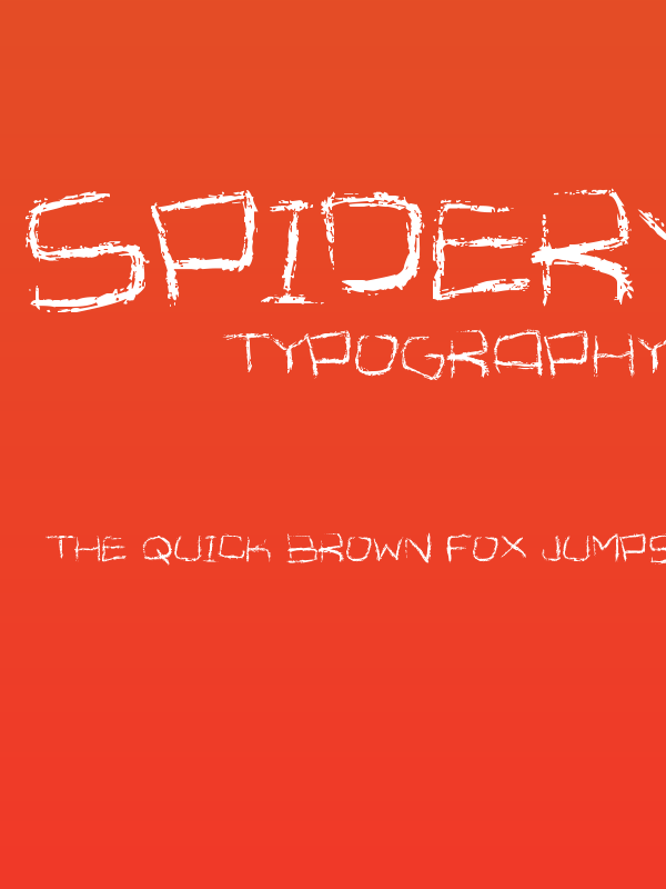 Spidery Poster