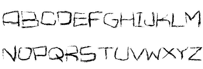 Spidery Font LOWERCASE