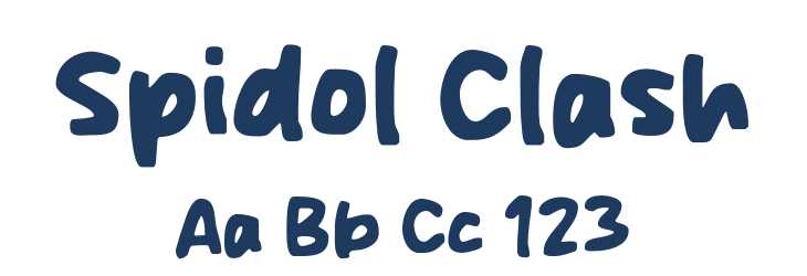 Spidol Clash Font Preview