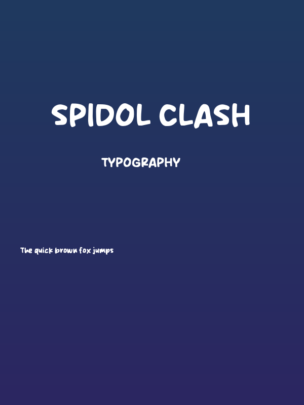 Spidol Clash Poster