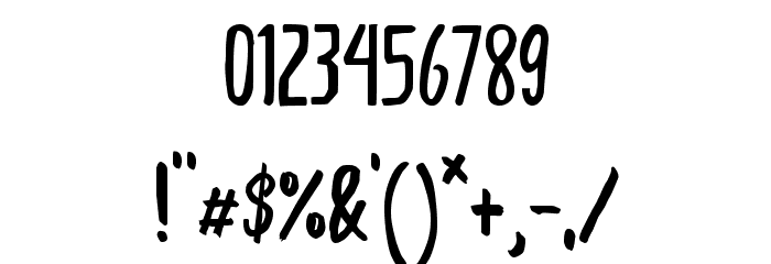 Spidole Font OTHER CHARS