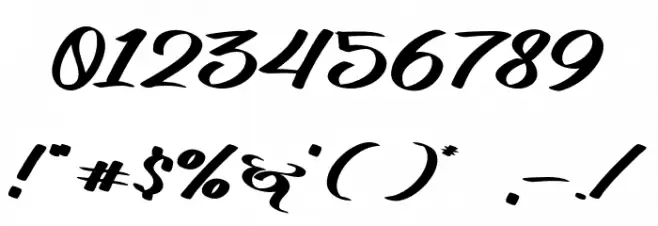 Spidolita Font OTHER CHARS