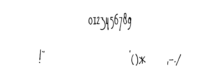 Spijker '08 Semi-condensed Light Font OTHER CHARS